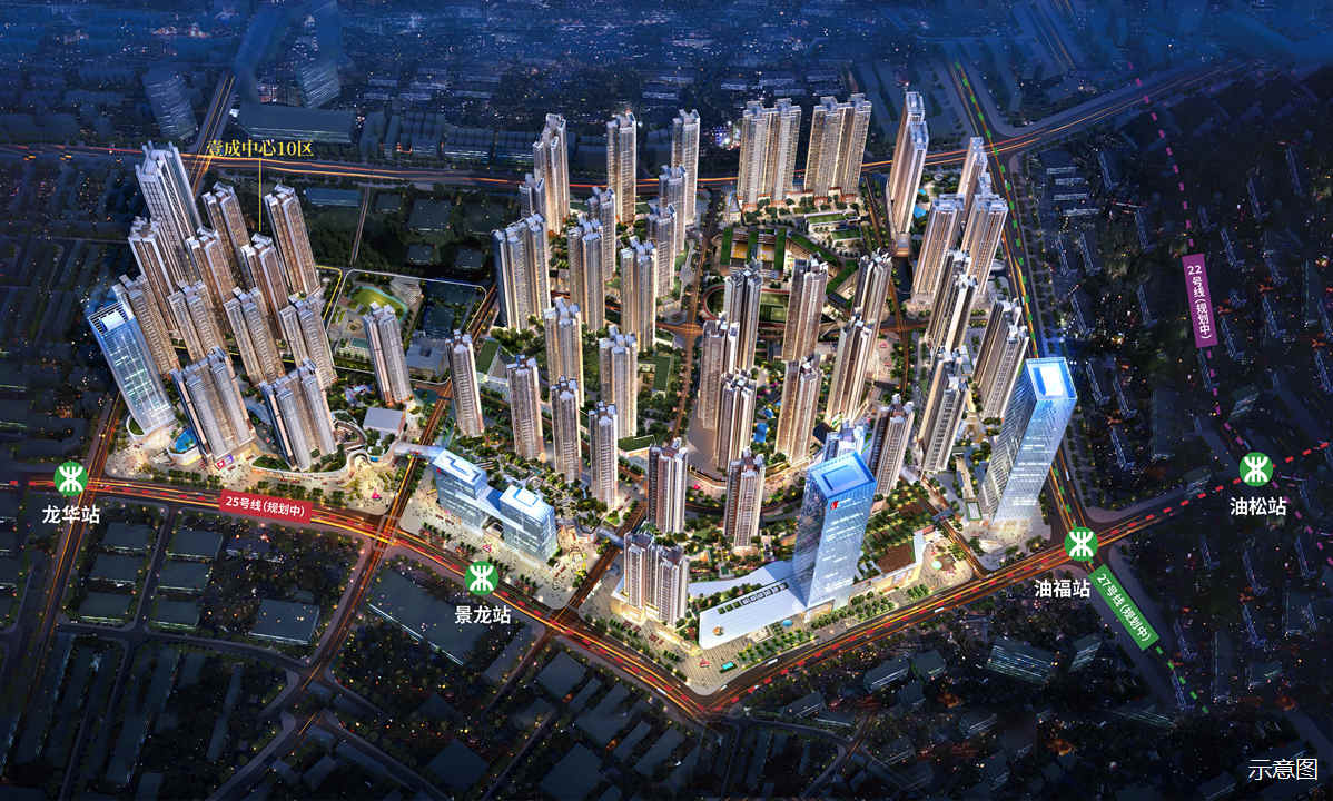 鸿荣源·壹城中心花园（壹城中心十区）